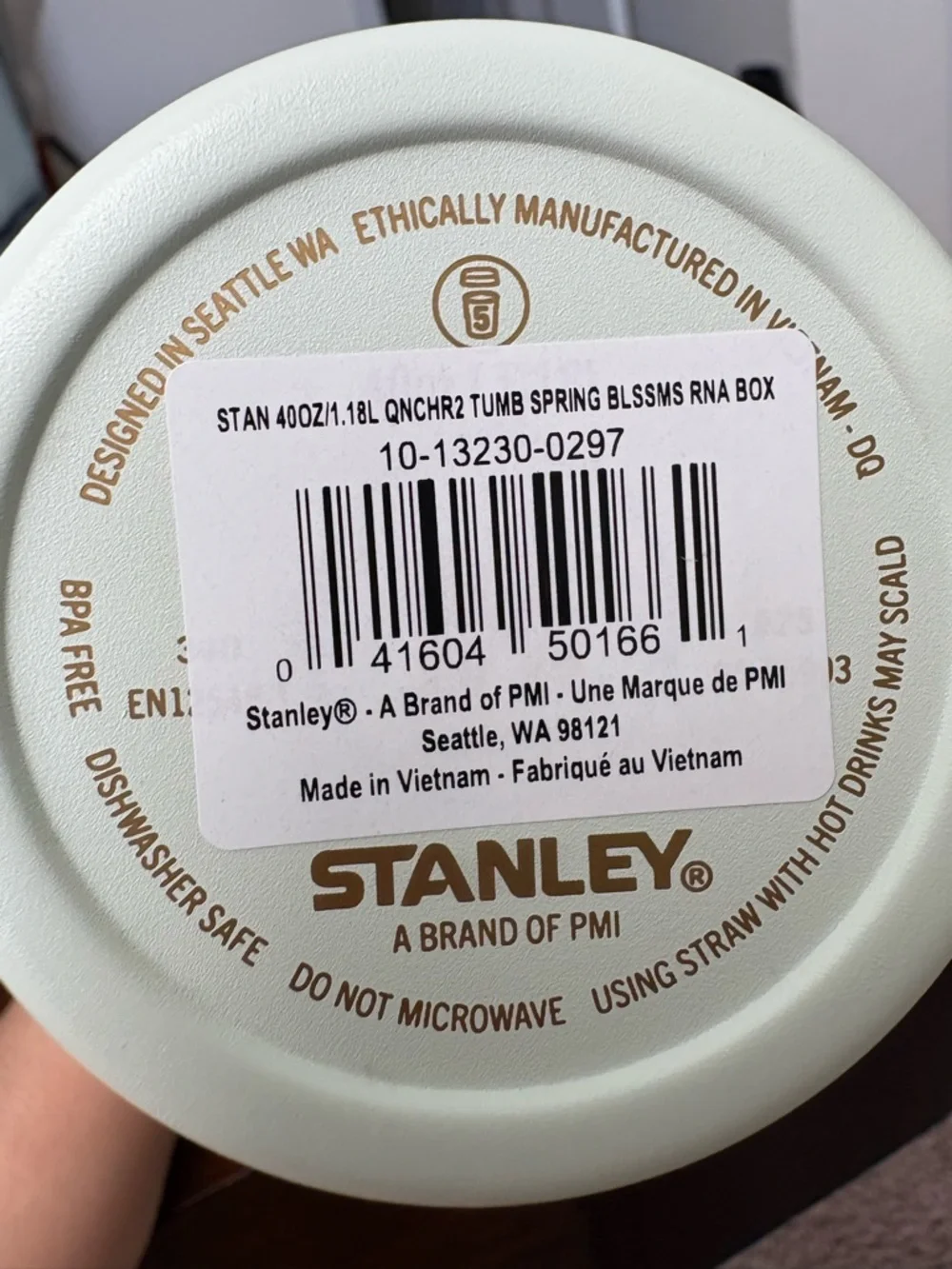 Stanley Quencher H2.0 Tumbler - spring blossom 40oz - Picture 5 of 6